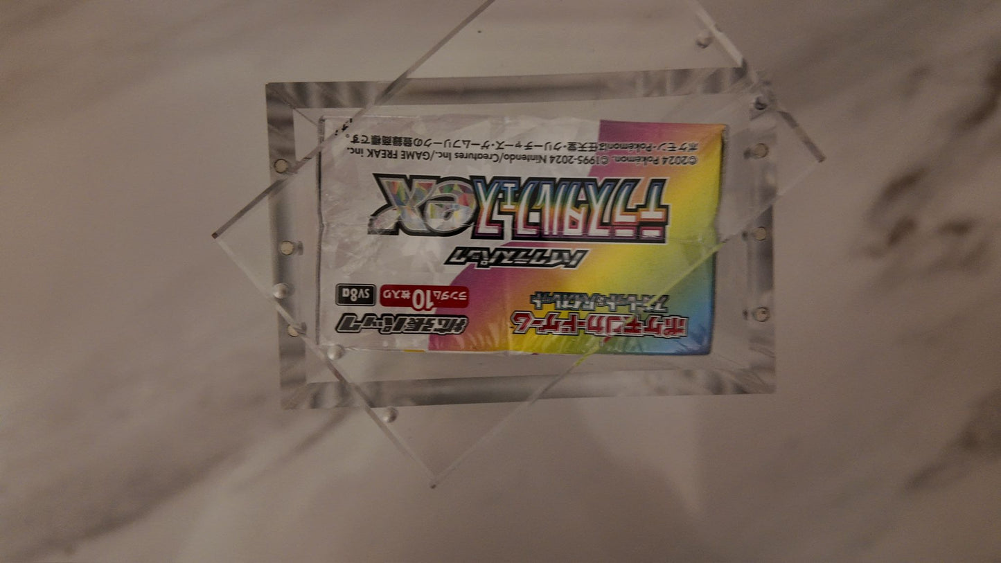 TECA BOX POKEMON JAP 10 BUSTE ACRILICA