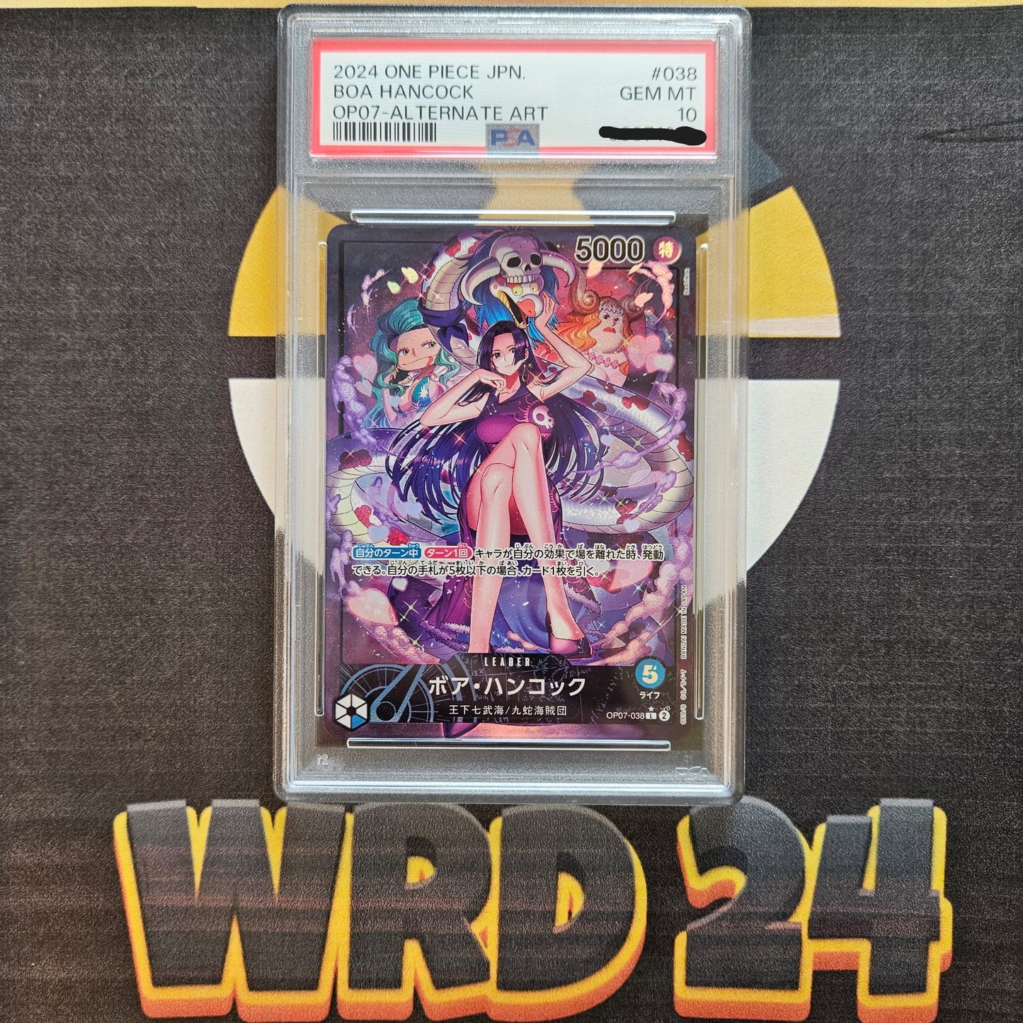 Boa Hancock (OP07-038) JAP PSA 10