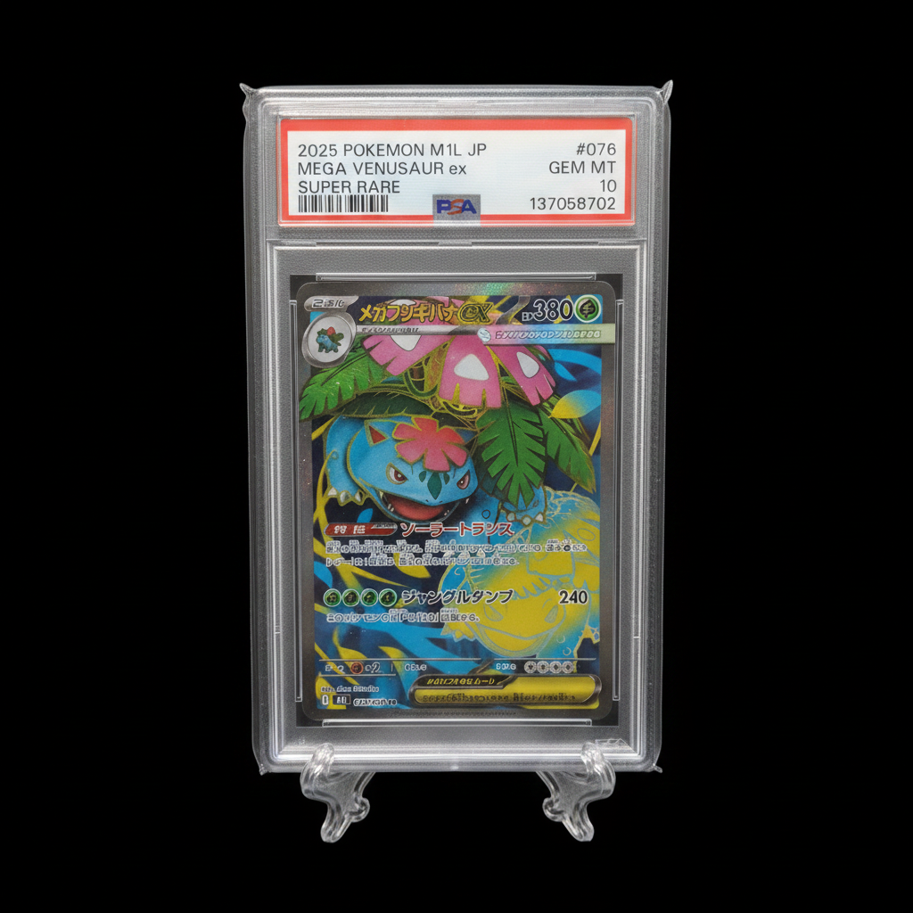 Pokemon PSA 10 Mega Venusaur Ex #076 M1L Mega Brave Super Rare 2025 Japanese