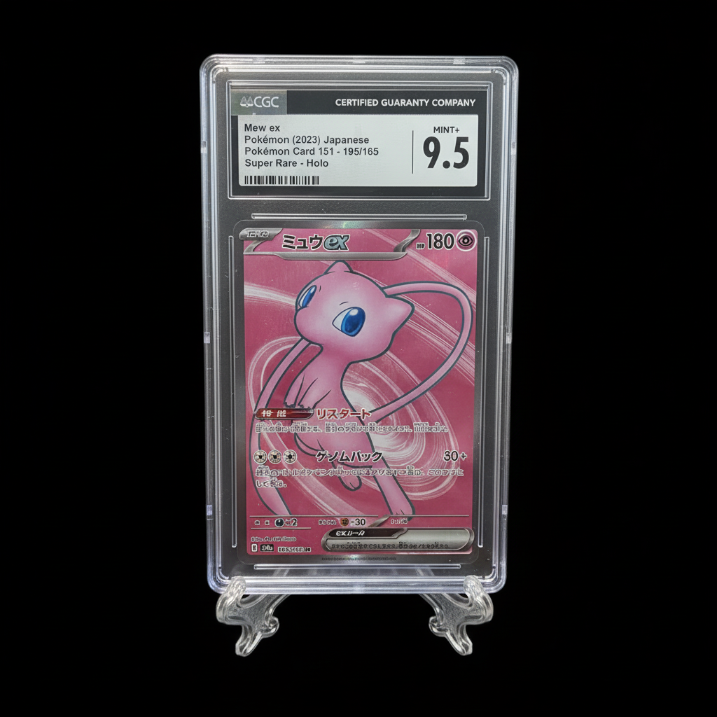 POKEON Mew ex (sv2a 195) CGC 9.5