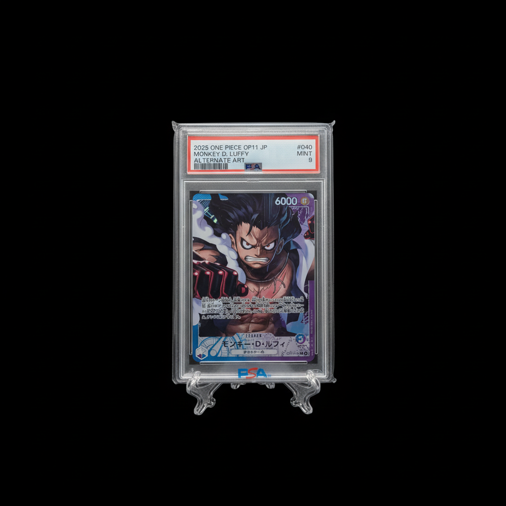 ONE PIECE Monkey.D.Luffy (OP11-040) JAP PSA 9