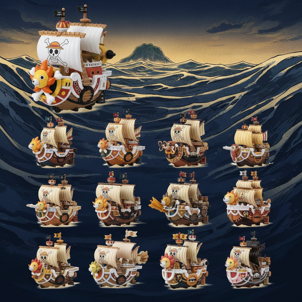 ONE PIECE POPMART ONE PIECE THE GRAND LINE SERIES VEHICLES Blind Box