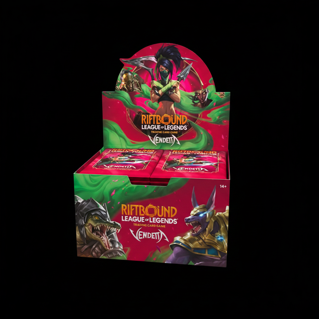 PREORDINE RIFTBOUND - LEAGUE OF LEGENDS - BOOSTER DISPLAY - VENDETTA (24 BUSTE) - ENG 31/07/2026