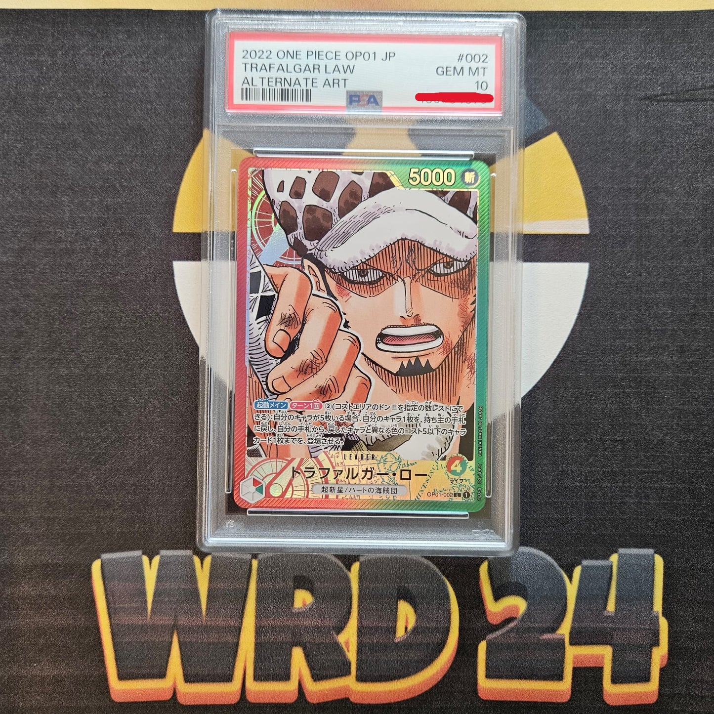 Trafalgar Law (OP01-002) JAP PSA 10