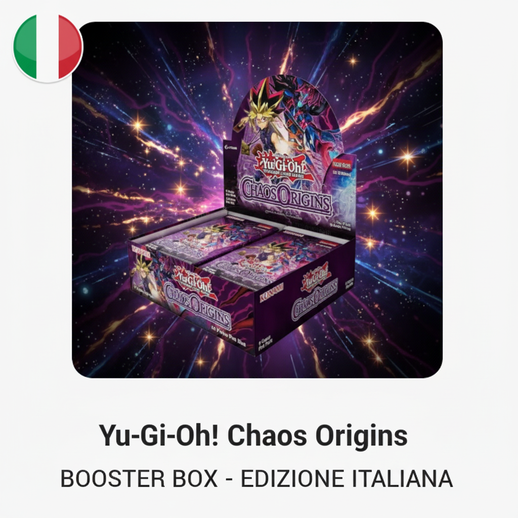 PREORDER Box Yu-Gi-Oh! - Chaos Origins (24 Buste) - Ita 02/07/2026 1 EDIZIONE