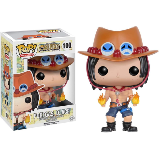 FUNKO POP ONE PIECE - VINYL FIGURE 100 PORTGAS D. ACE 9CM