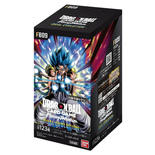 PREORDINE-DRAGON BALL SUPER CARD GAME FUSION WORLD - BOOSTER PACK DUAL EVOLUTION  FB09 JAP 13/03/26