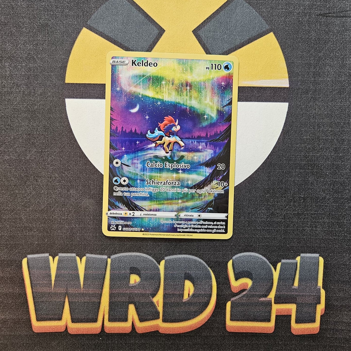 Keldeo (CRZ GG07) ITA NEAR MINT