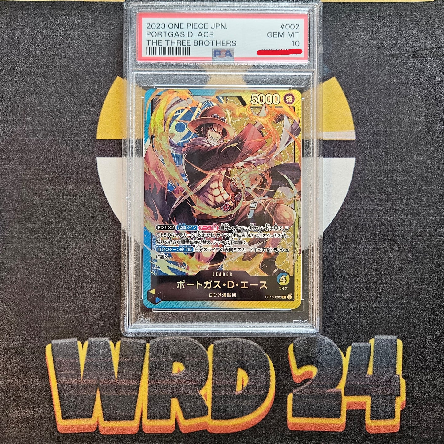 Portgas.D.Ace (ST13-002) JAP PSA 10