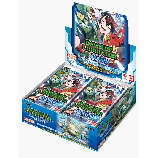 Box Digimon Card Game EX-11 Extra Booster Dawn of Liberator ENG CONSEGNA GARANTITA ENTRO 7 GG