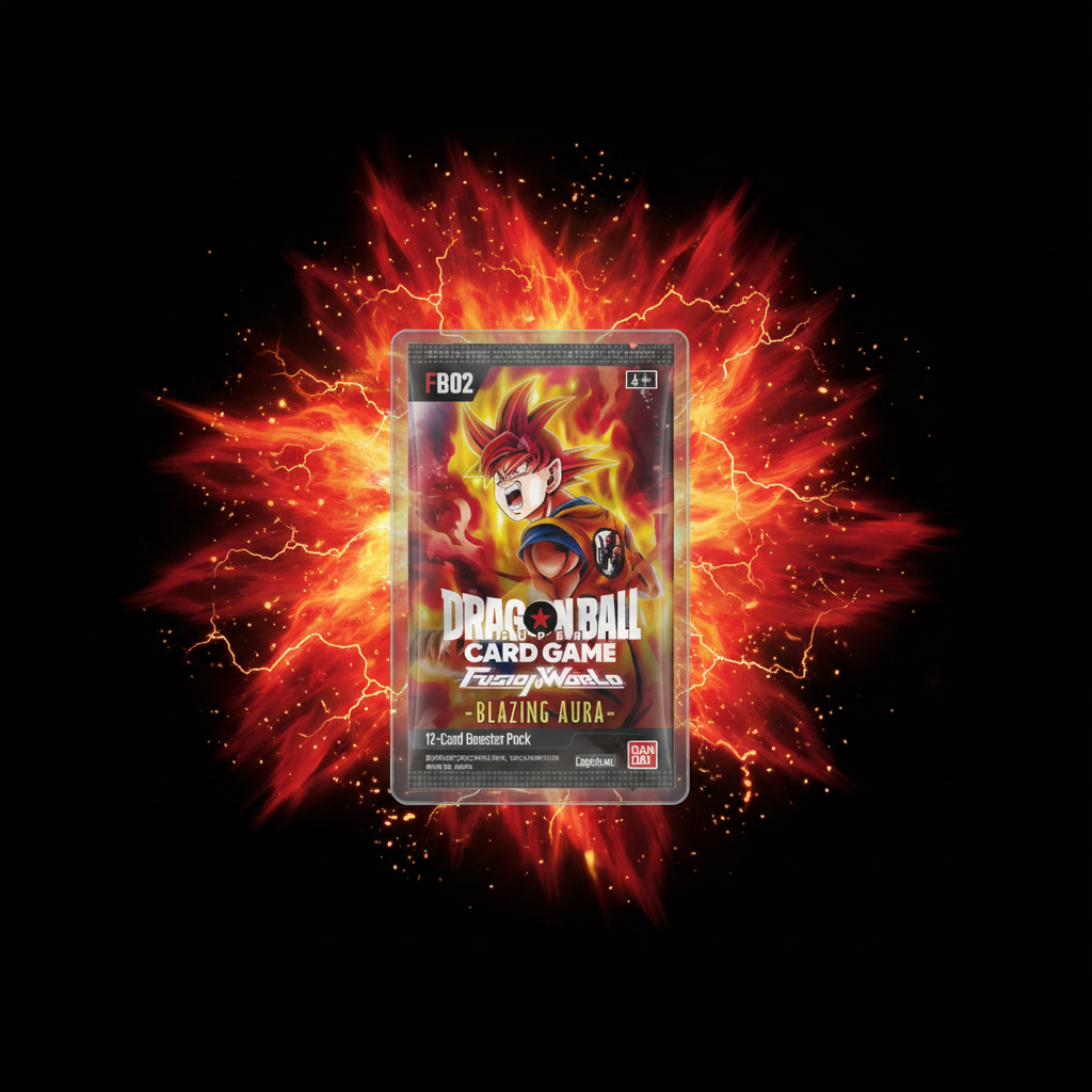 Dragon Ball Super Card Game Fusion World Bustina Blazing Aura FB-02 Eng