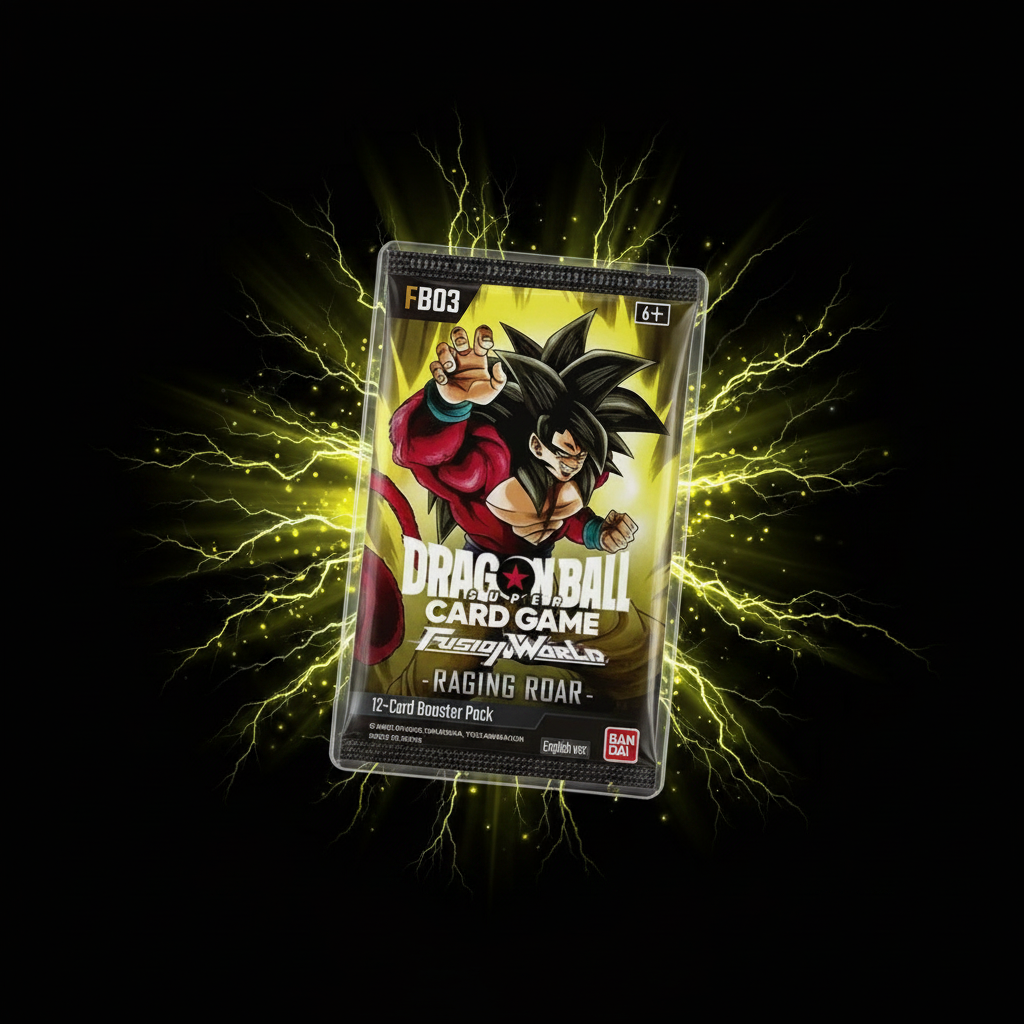 Dragon Ball Fusion World Raging Roar FB03 Booster pack 1 bustina versione Inglese
