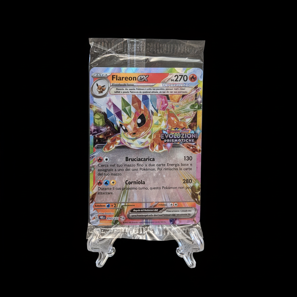 POKEMON Flareon ex (xPRE 014) ITA STAMPED SEALED