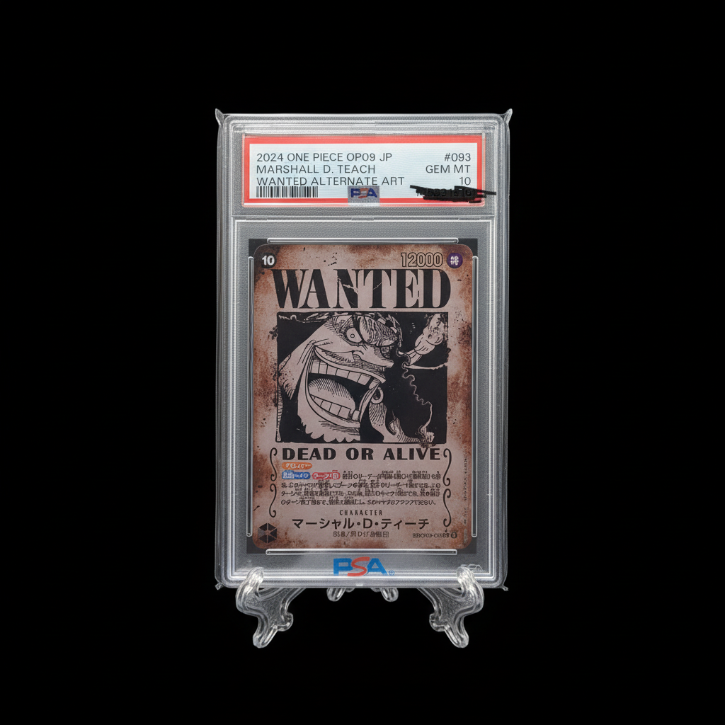 ONE PIECE Marshall.D.Teach (OP09-093) JAP PSA 10