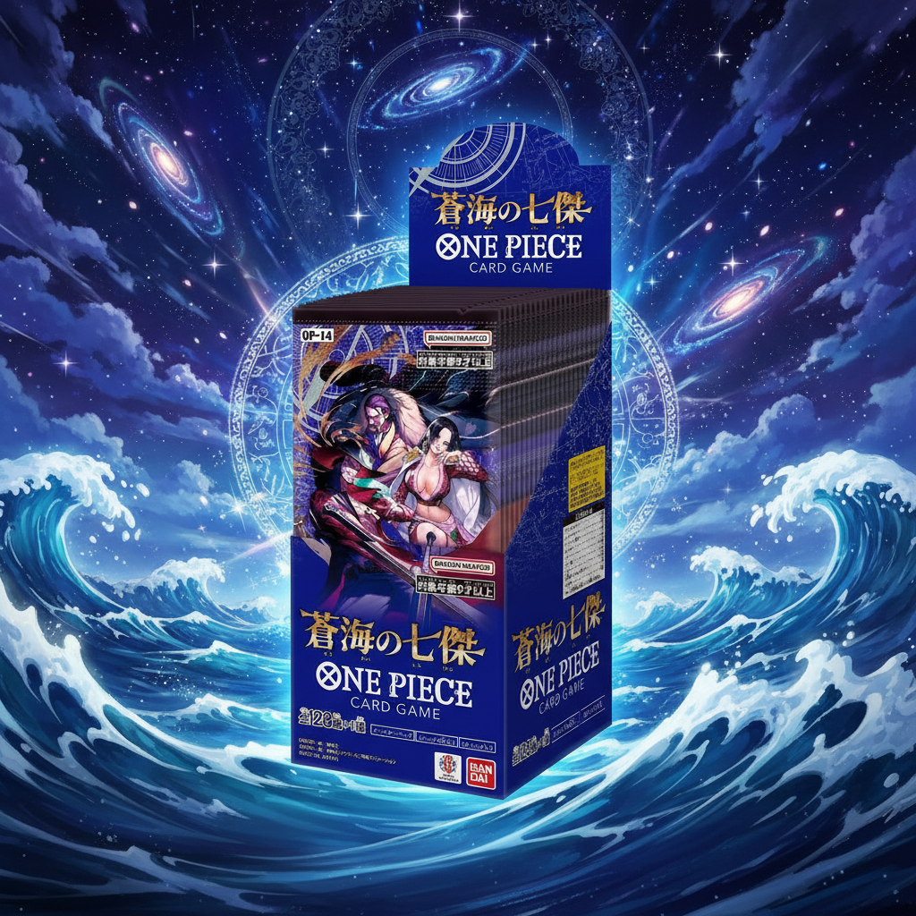 One Piece OP-14 Card Game The Seven Warlords of The Sea Box 24 Bustine Jap
