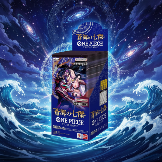 One Piece OP-14 Card Game The Seven Warlords of The Sea Box 24 Bustine Jap