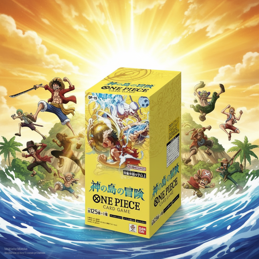 ONE PIECE CARD GAME OP15 JAP THE ADVENTURE OF THE ISLAND OF GOD