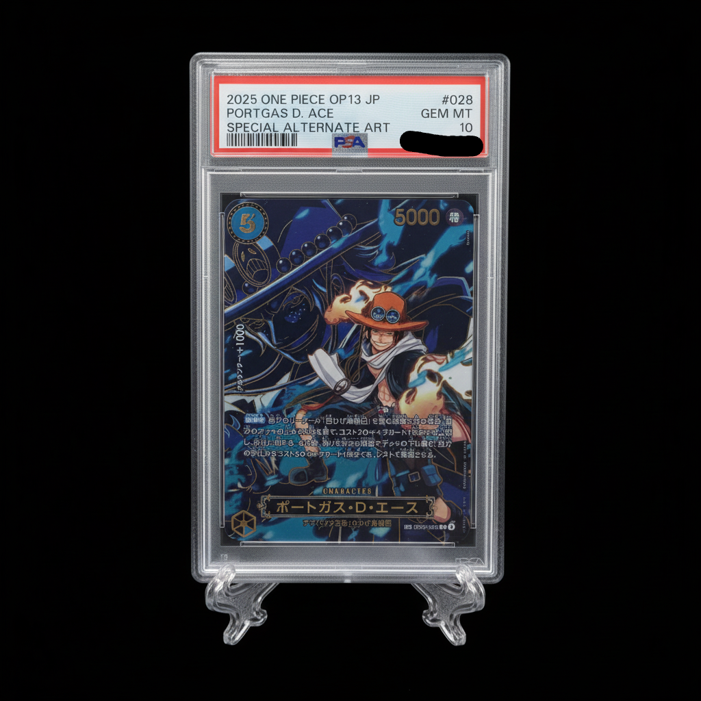 ONE PIECE Portgas.D.Ace (EB02-028) JAP PSA 10