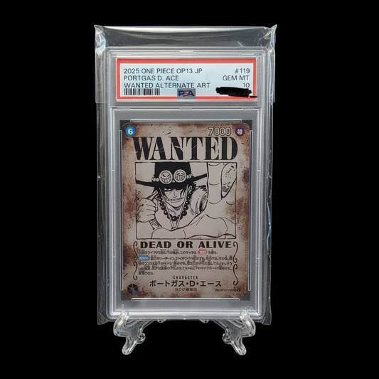 ONE PIECE Portgas.D.Ace (OP13-119) JAP  PSA 10