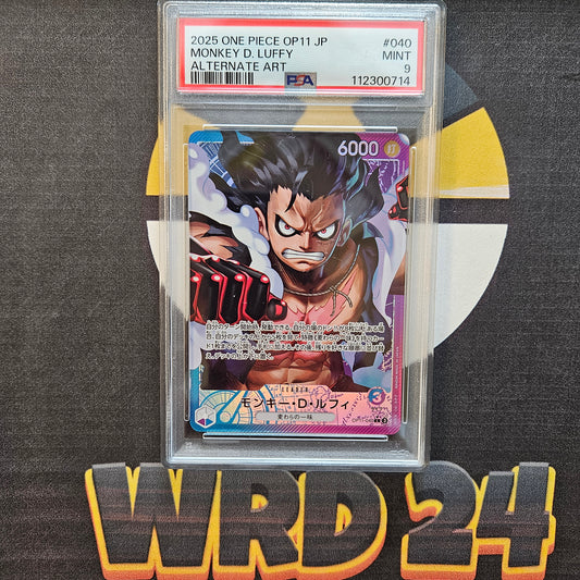 Monkey.D.Luffy (OP11-040) JAP PSA9