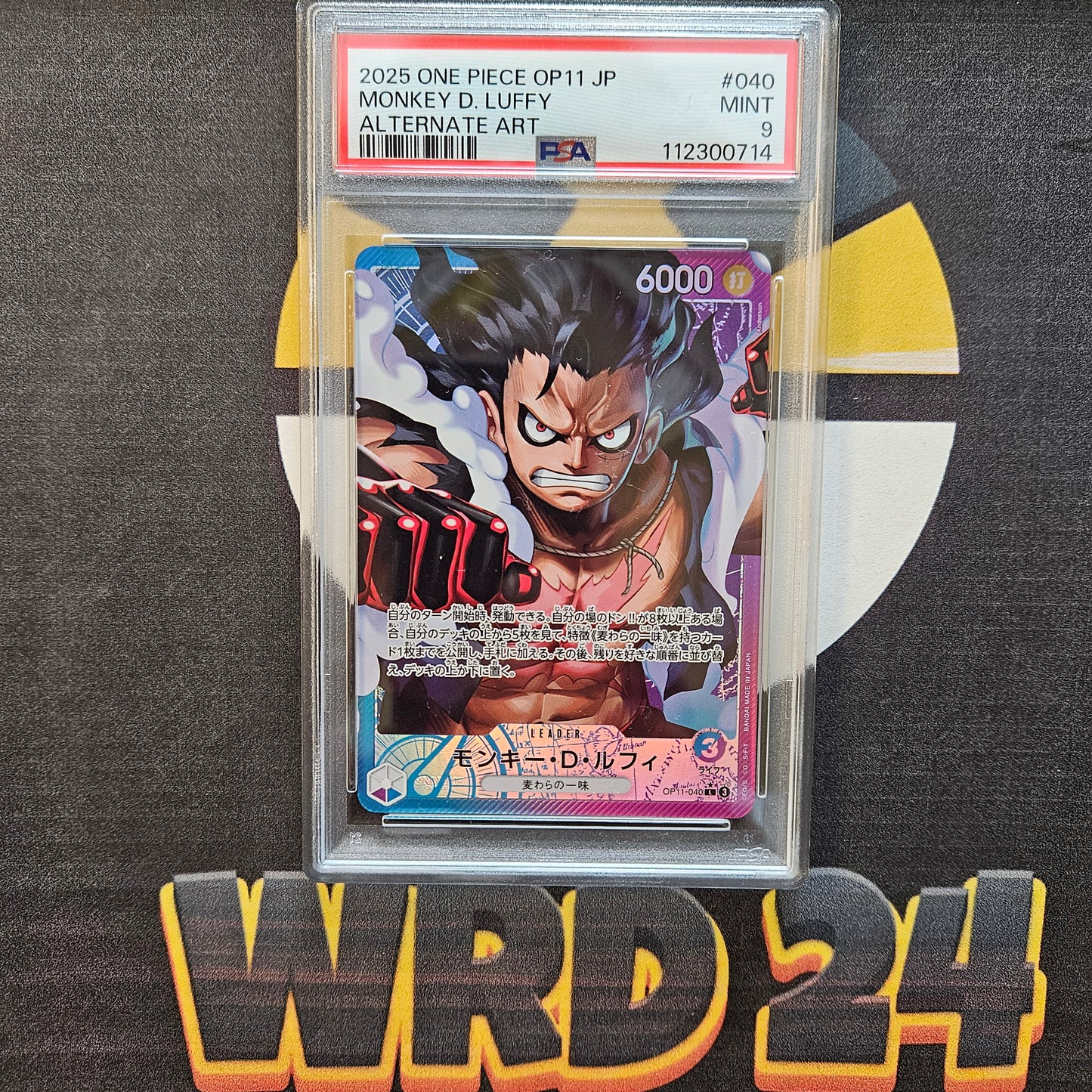 Monkey.D.Luffy (OP11-040) JAP PSA9