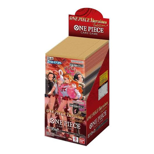 One Piece EB-03 Heroines Edition Extra Booster box 24 Bustine versione Giapponese