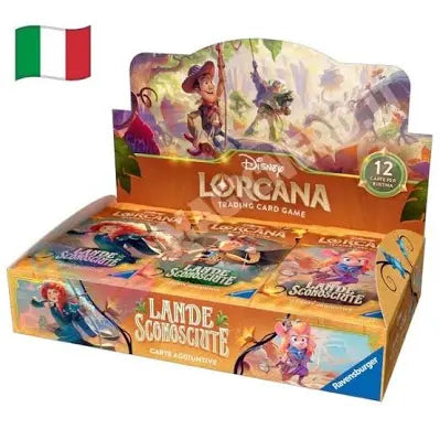 Disney Lorcana Lande Sconosciute Booster Box 24 Buste (ITA) Ravensburger