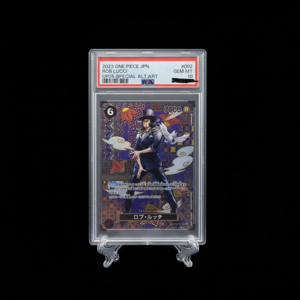 ONE PIECE Rob Lucci (OP03-092) JAP PSA 10