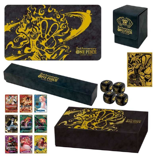 BANDAI One Piece Card Game Japanese 2nd Anniversary Set English Version