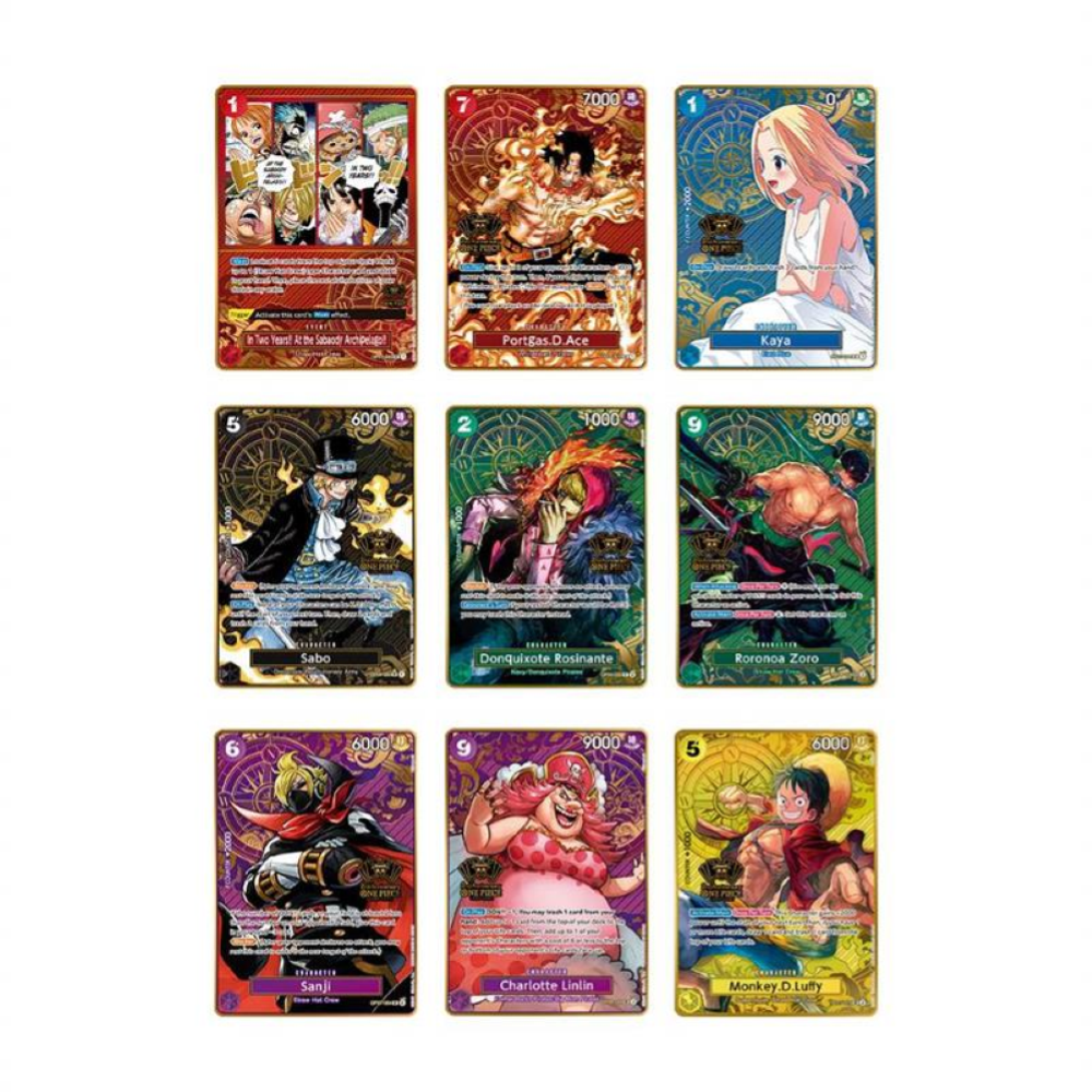 BANDAI One Piece Card Game Japanese 2nd Anniversary Set English Version