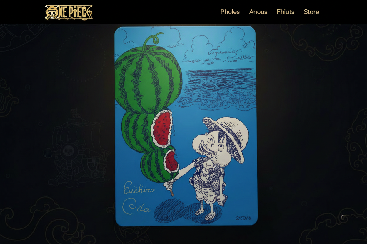 PREORDINE-ONE PIECE Metakira Card Luffy Watermelon NatsuComi 2026 Promo Foil