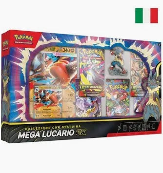 Pokémon Collezione con Statuina Mega Lucario-Ex – ITA