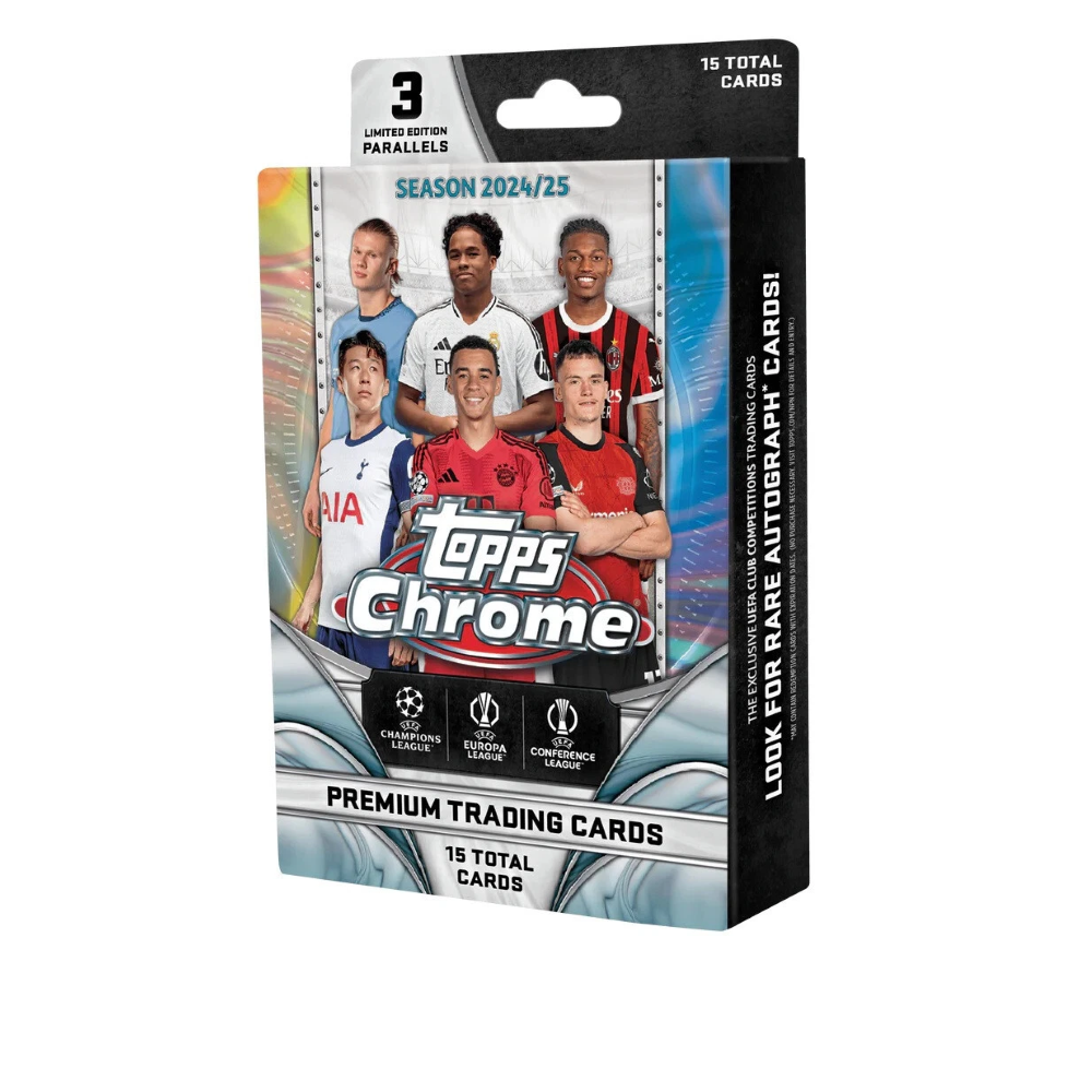 Topps Chrome UEFA Club Competitions UCC Hanger Box 24-25